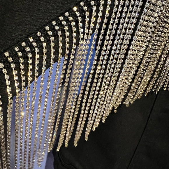 Western Denim Fringe Jacket - Picture 3 of 3